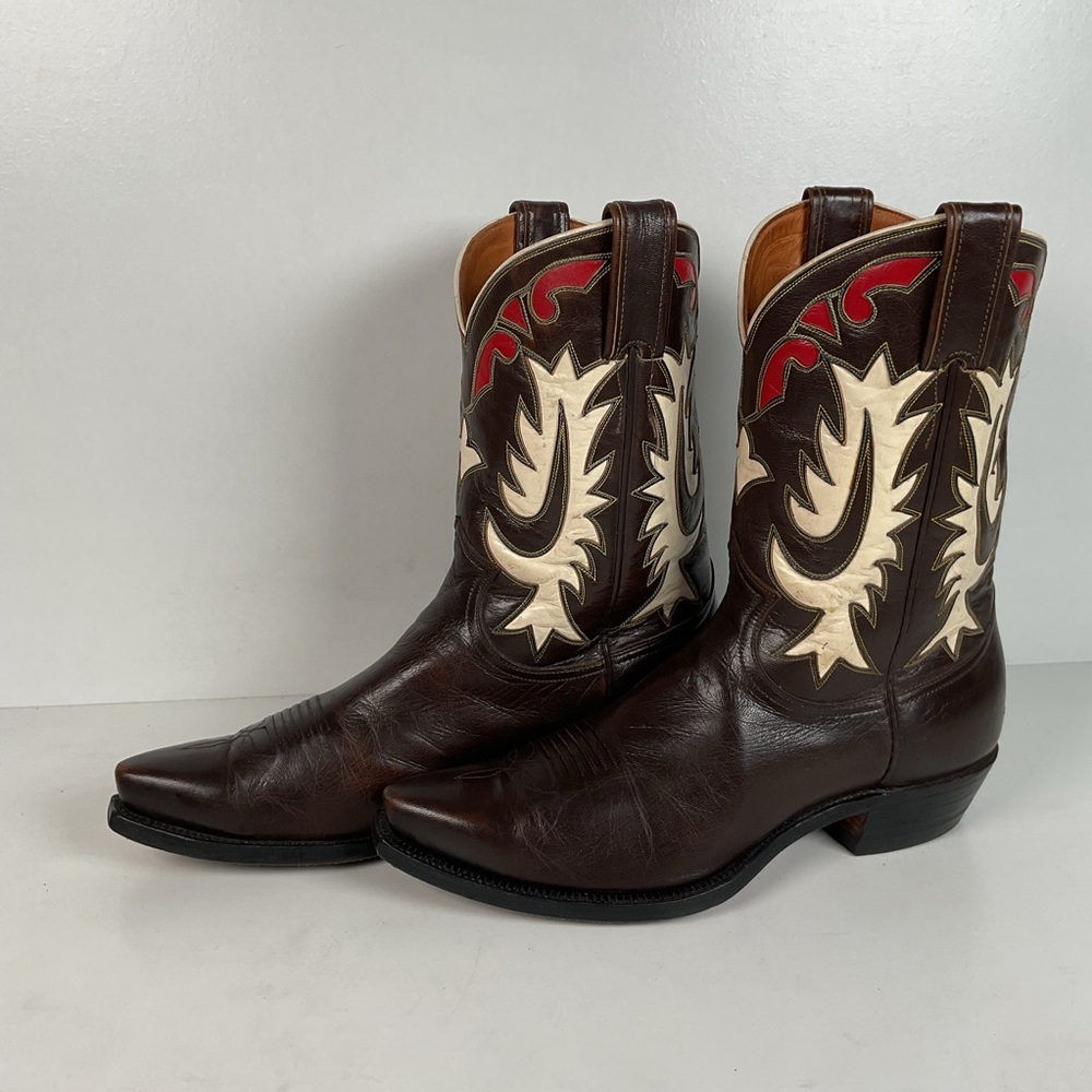 Vintage Justin Pee Wee Cowboy Boots | 1960s | Fort Worth Label | Men’s 9 C